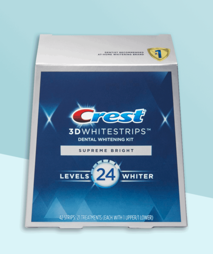 Crest 3D Whitestrips Supreme Bright Teeth Whitening Kit - Shiny Whitening