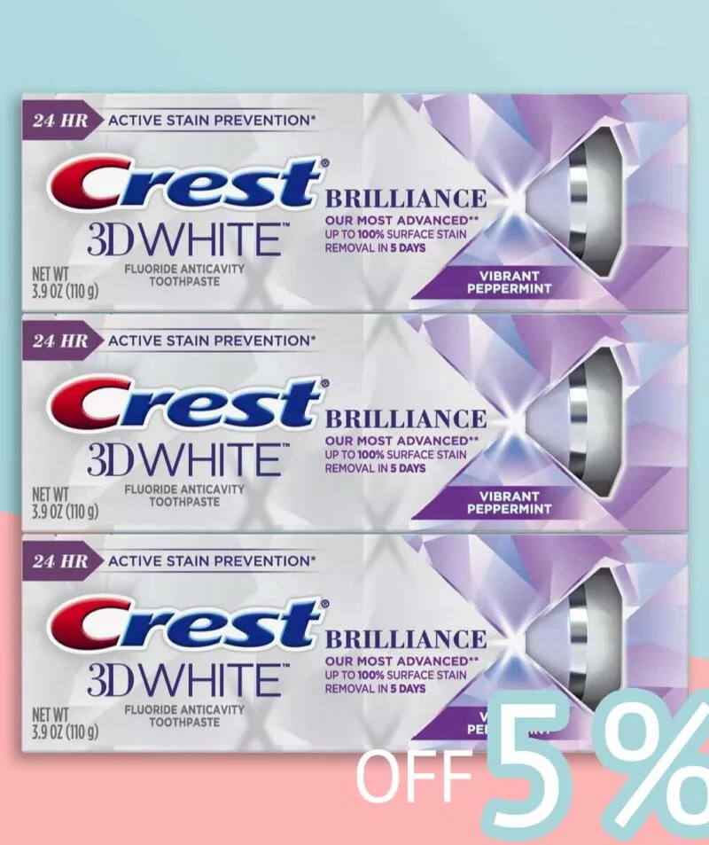  Crest 3D Whitestrips, Radiant Express with LED